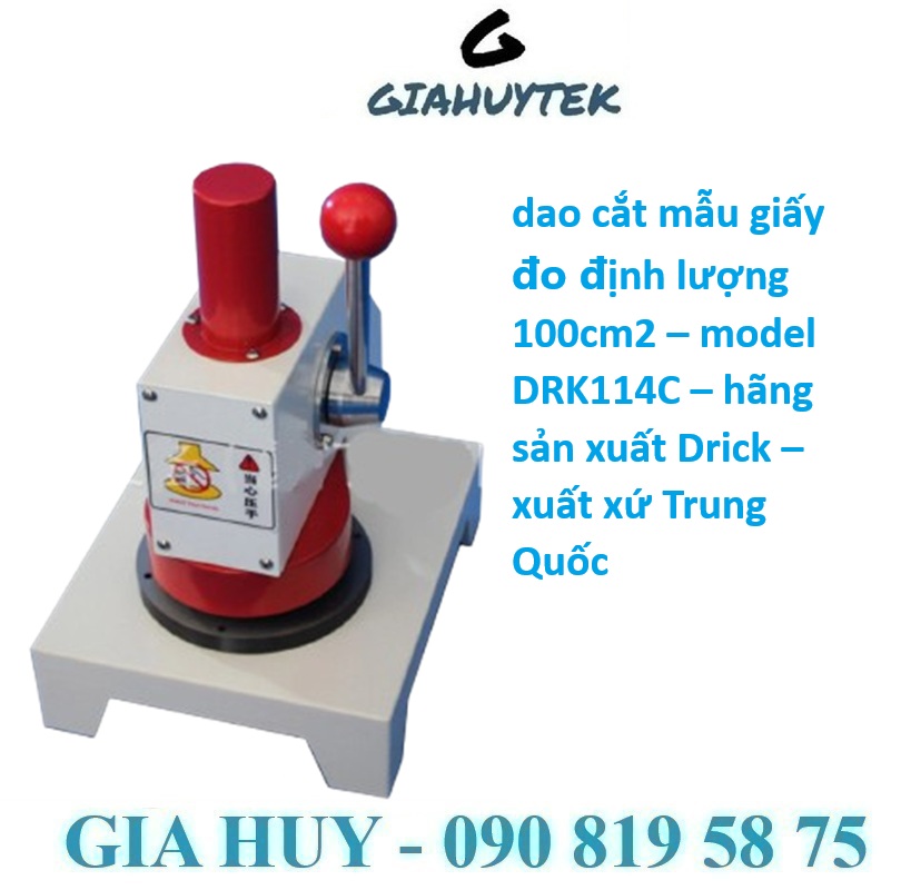 Dao cắt mẫu định lượng giấy Kraft & Carton | Hướng dẫn chọn