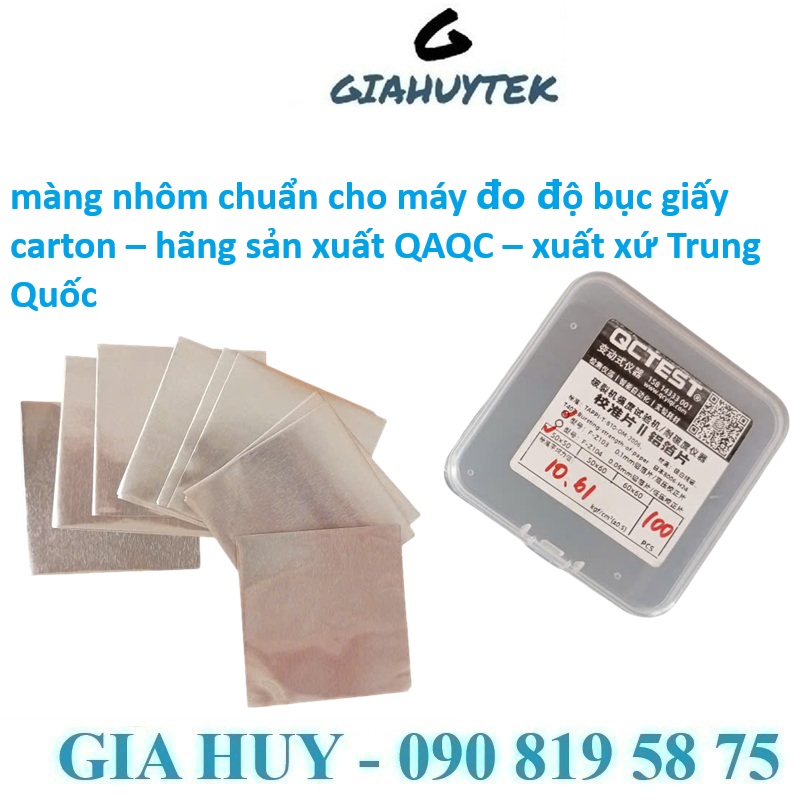 Màng Nhôm Hiệu Chuẩn Độ Bục: Chuẩn Xác Thiết Bị Đo