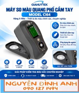 Máy so màu quang phổ cầm tay X-Rite Ci64 – Nguyễn Đình Anh – 090 127 1494